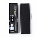 Jellyfish Glass Dip Pen Set – 3-Piece Crystal Calligraphy Gift