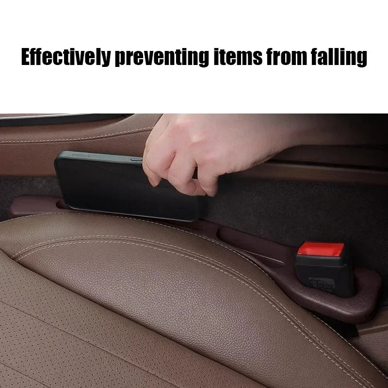 2-Pack Universal Car Seat Gap Filler Organizer | PU Waterproof