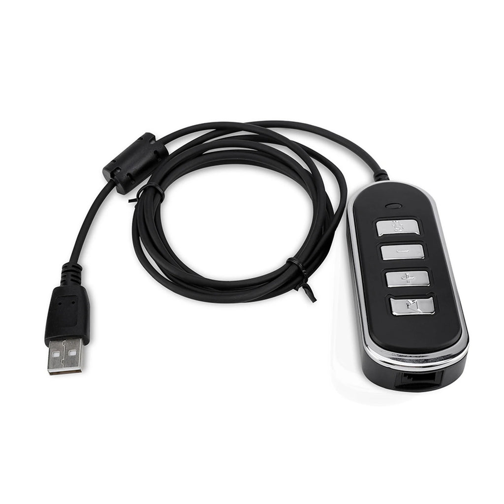 RJ9 Jack USB Cable Ear Phone Connection Audio Headphone Conversion