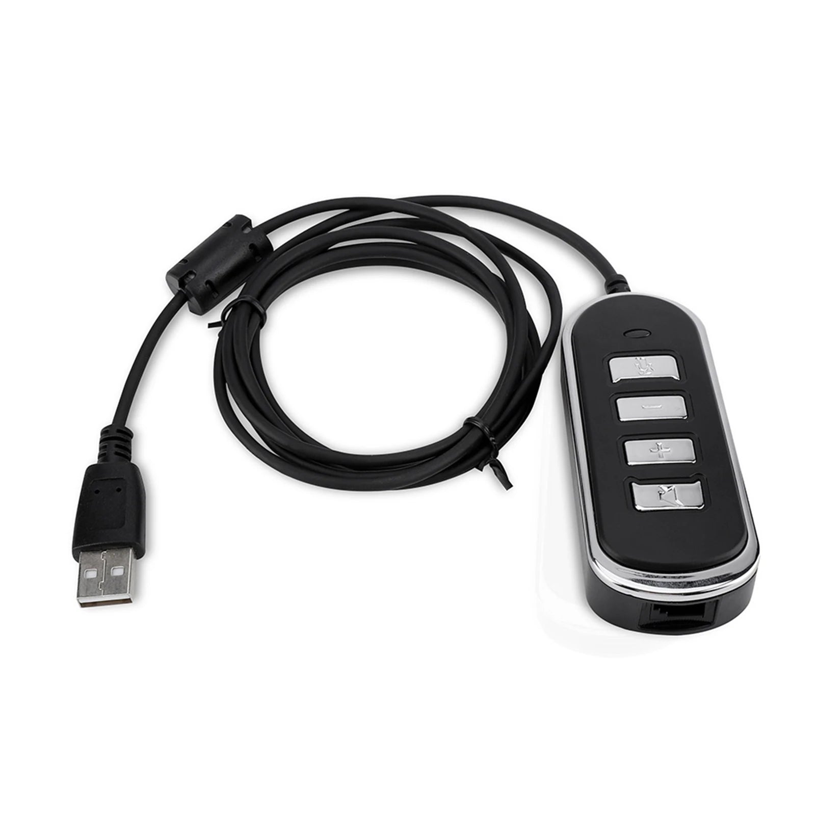 RJ9 Jack USB Cable Ear Phone Connection Audio Headphone Conversion