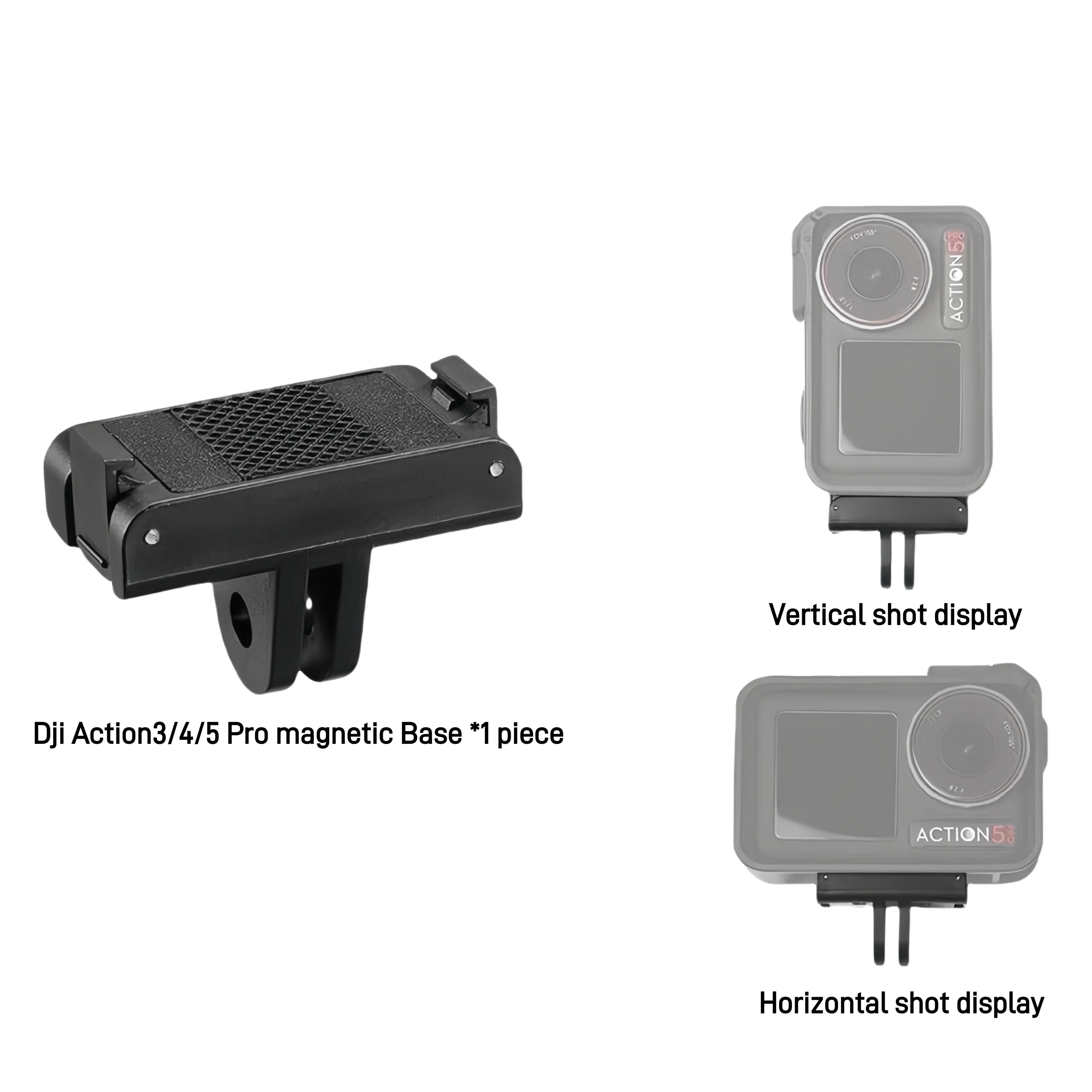 DJI Osmo Action 5 4 3 Nano Magnetic Two Claw Adapter 1 Thread