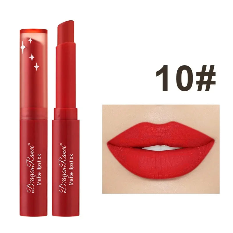 Velvet Matte Lipstick Moisturizing Lip Gloss Easy Rotating Pen Rich Zpaxo 10