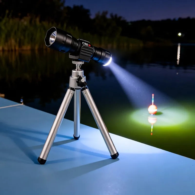Portable Adjustable Fishing Tripod Stand Aluminum Alloy Lightweight