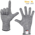 Level 5 Cut Resistant Gloves Food Grade Kitchen Cooking Women Men Zpaxo XL 1Pair