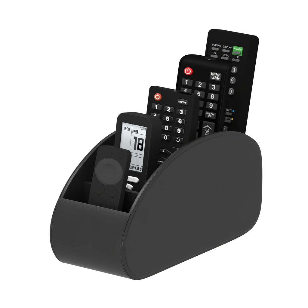 Remote Control Holder 5-Compartment Storage Box Organizer TV Pens Zpaxo