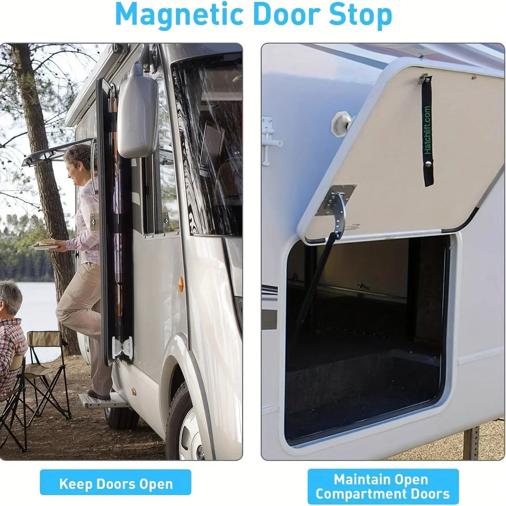 Magnetic Door Catch Kitchen Door Retainer RV Door Stop Retaining Catch Latch for RV Caravan Camper Motorhome Boat Door Holder Zpaxo