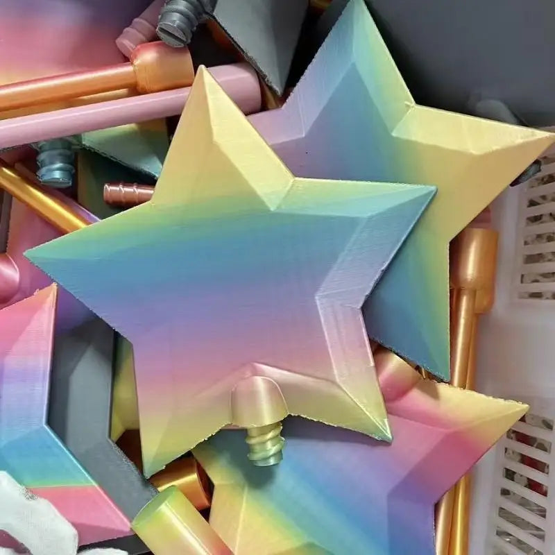 Fashion Creative 3D Printed Wand Tap Pay Portable Cute Star Magic Zpaxo A3