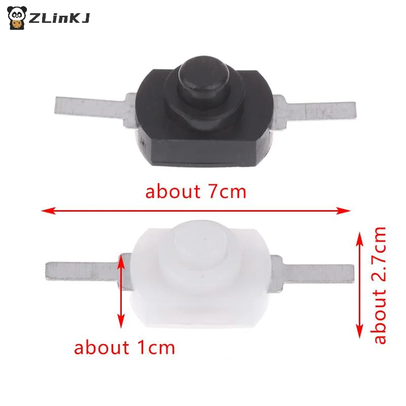 ▶10/20/50PCS 1208YD 1288BM Mini Push Button Switch Self Lock Switch Latching On-Off Micro Switch For Electric Torch Flashlight Zpaxo