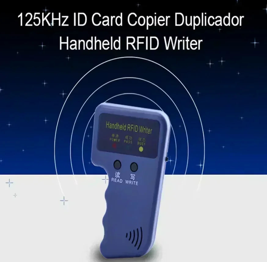 DIXSG Handheld 125kHz RFID Duplicator Reader Writer Copier T5577 Zpaxo