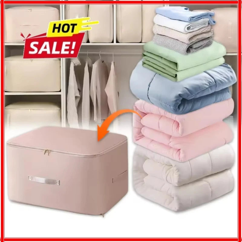 Compression Dustproof Organizer Storage Bag Large Capacity Moisture-proof Clothes Quilt Moving Bag Self Compression Organizer Zpaxo