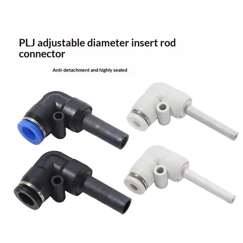 PLJ Pneumatic Quick-Connect Reducing Fittings 4–10mm | 2/10 Pack Pneumatic Fitting Zpaxo