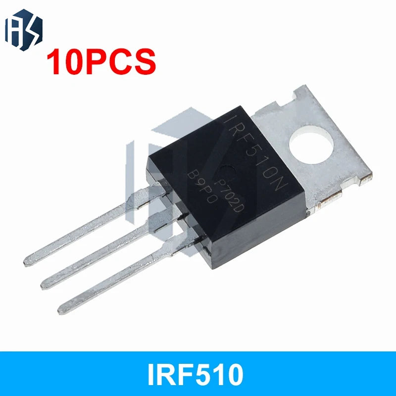 IRF Series Power MOSFET Transistors TO-220 Package IRF510 520 530 540 Zpaxo