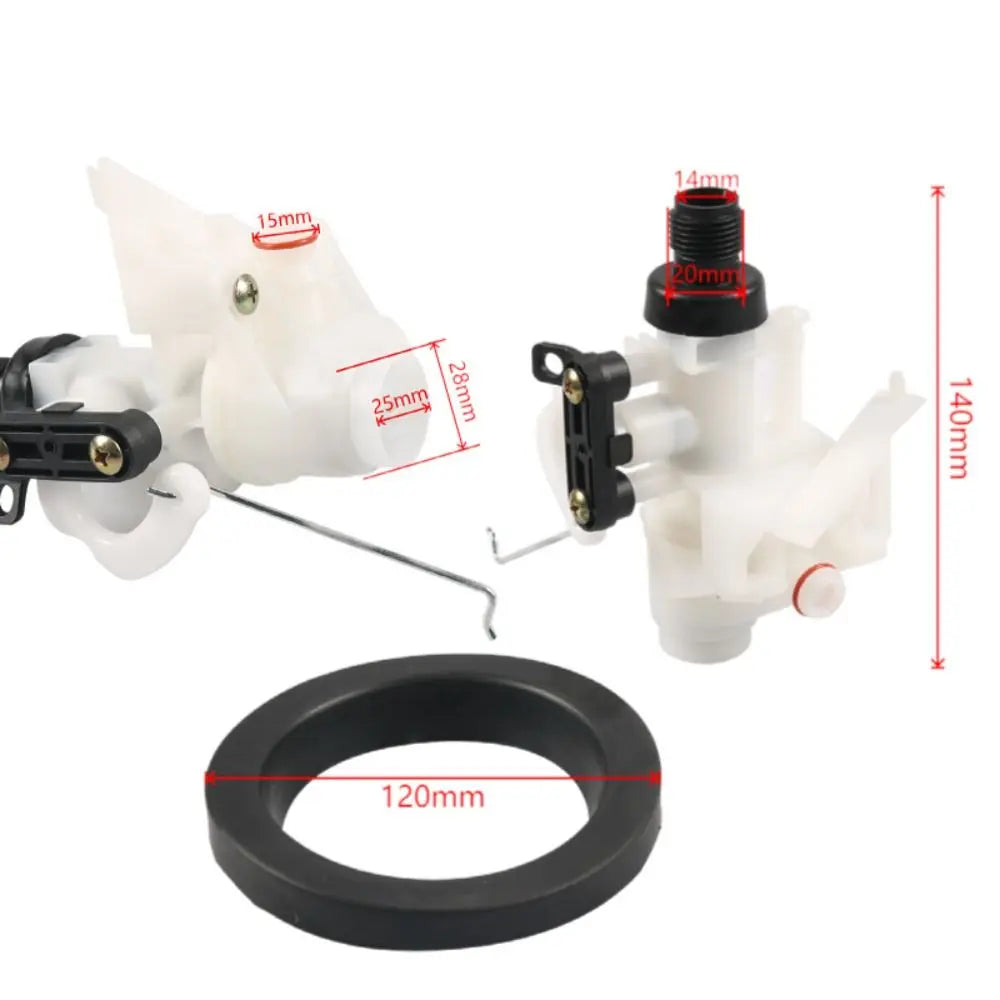 Replace Flushing Repair Valves Anti Leak Water Valve Water Valve Replacement Kit Built in Brass Check Valves Sturdy Zpaxo