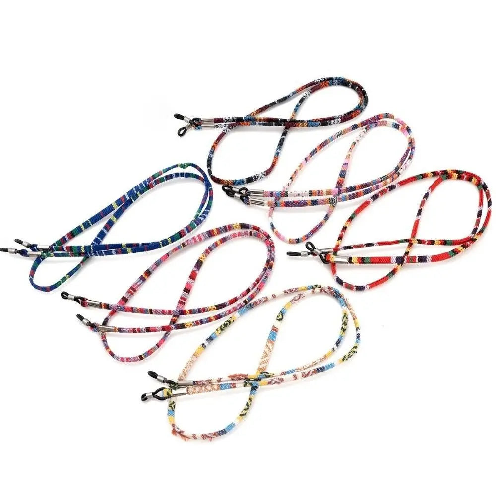 Portable Bohemian Sunglass Chain Neck Cord Anti Drop Glasses Rope Nonslip Adjustable Reading Glasses Holder Summer Zpaxo