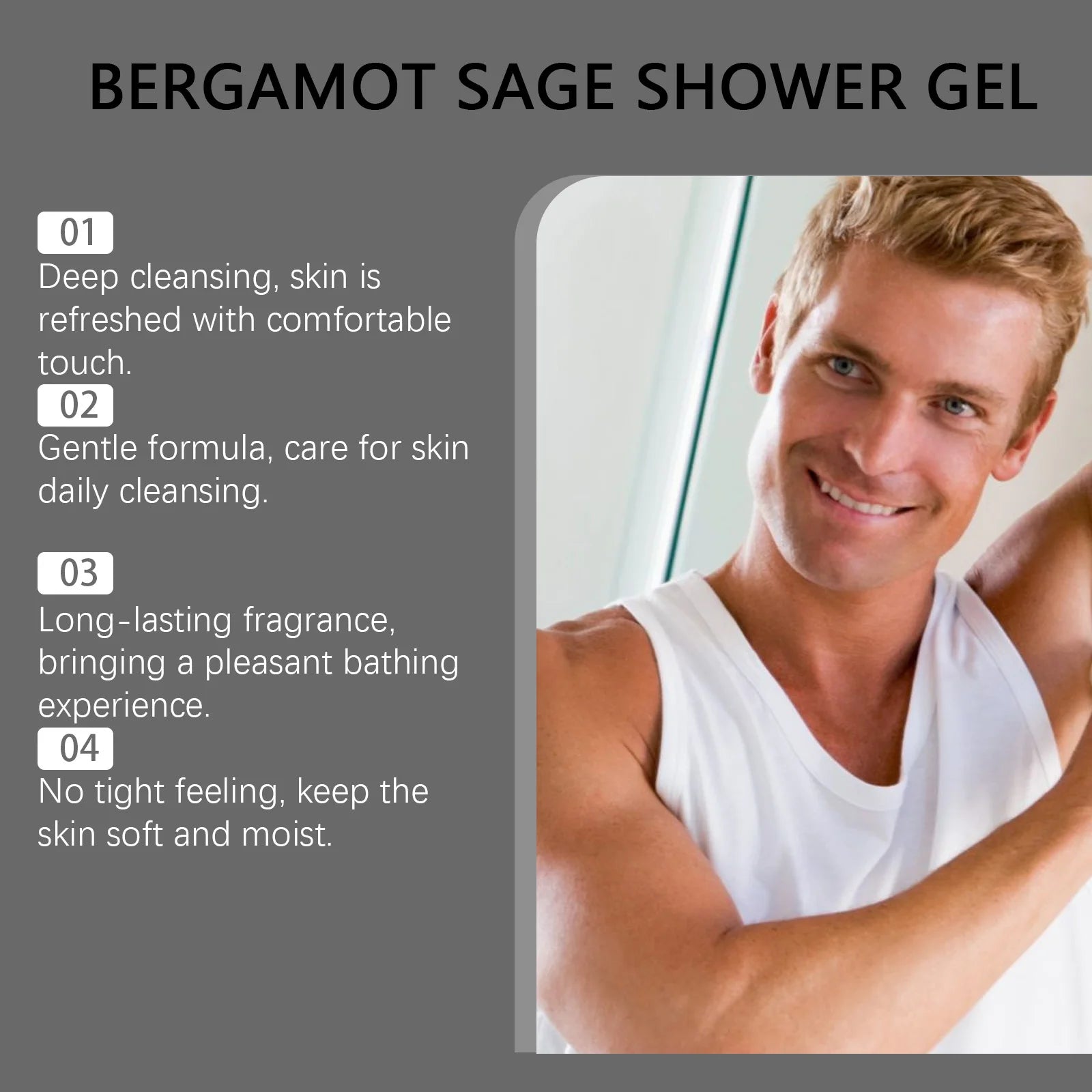EAST MOON Shower Gel Gift Set – 4 Scents, Deep Cleansing 100ml Shower Gel Gift Set Zpaxo