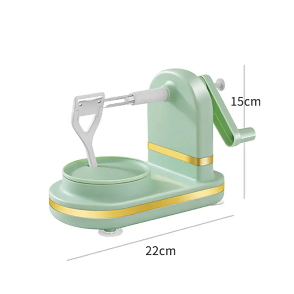 1 Apple Potato Peeler Versatile Fruit Slicing Machine Stainless Steel Zpaxo Green