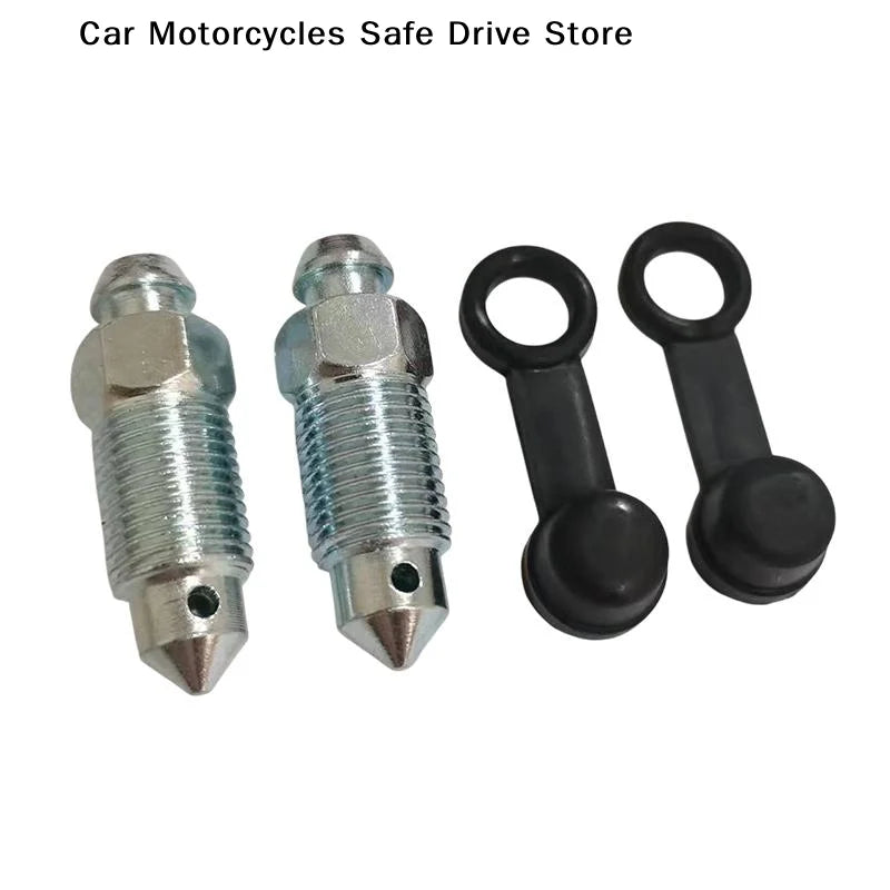 CM2 Motorcycle Brake Caliper Oil Drain Deflation Screws M8 M10 Rubber