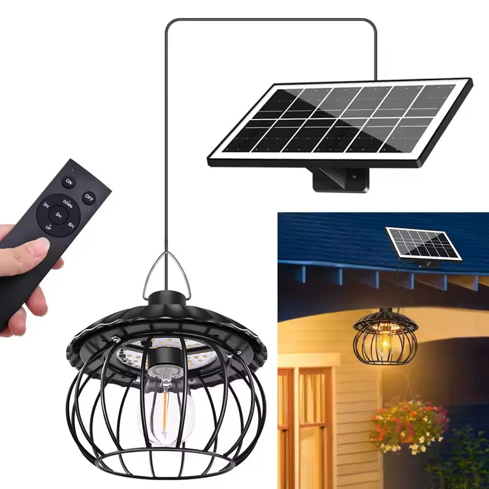 Solar Garden Light White Warm Pumpkin Pendant Lamp Hanging Shed Zpaxo Single head China Mainland