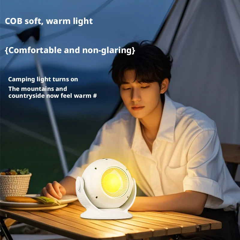 Rechargeable Aurora & Starry Sky Camping Lantern Projector