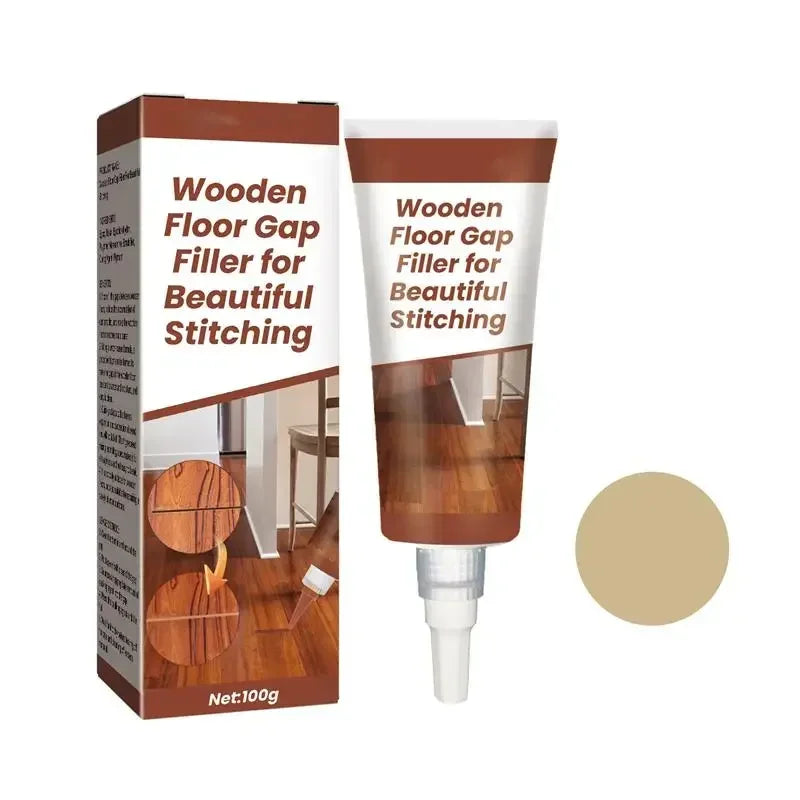 100g Wooden Furniture Touch Up Kit Furniture Floor Tile Scratch Filler Remover Glue Cream Polymer Resin DIY Repair Tools Zpaxo Oak color 100g