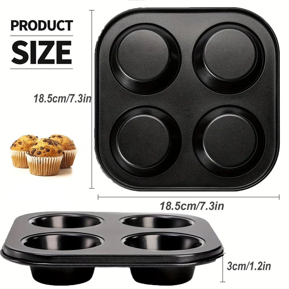 Air Fryer Muffin Pan Non-stick Small Oven Cupcake Baking Carbon Steel Zpaxo