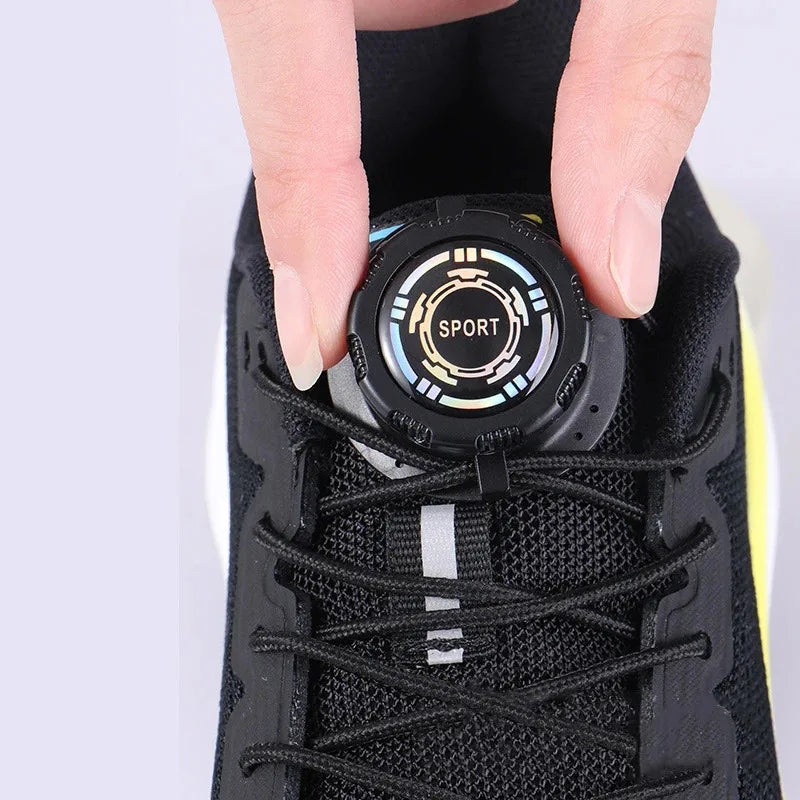 No-Tie Elastic Shoelaces with Swivel Buckle – Kids & Adults