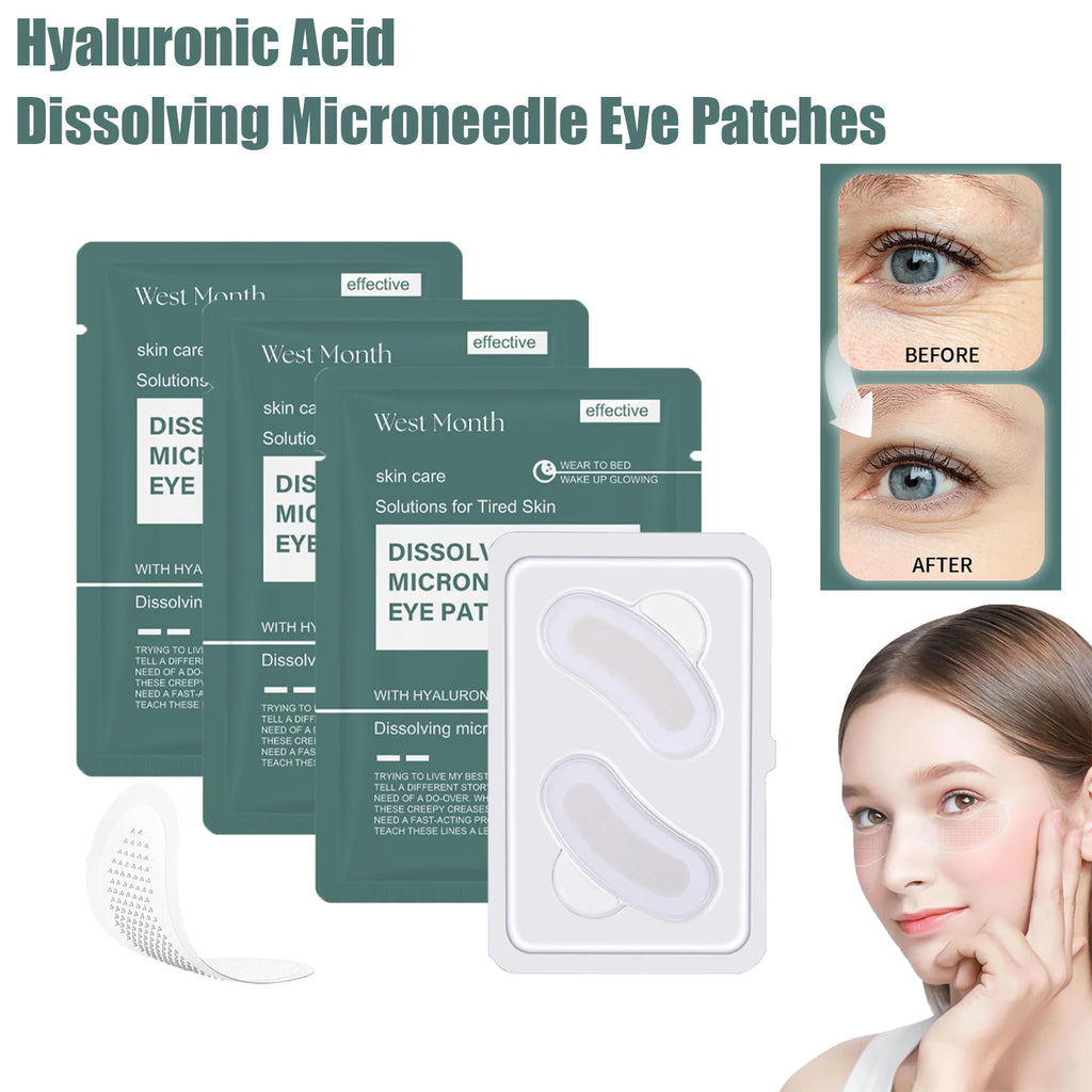 Hyaluronic Acid Microneedle Eye Patches – Anti-Aging Hydrogel Microneedle Eye Patches Zpaxo