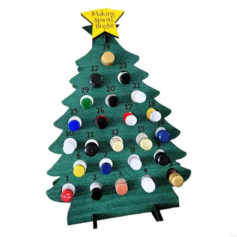 Christmas Count Down Calendar Natural Design Accommodates 24