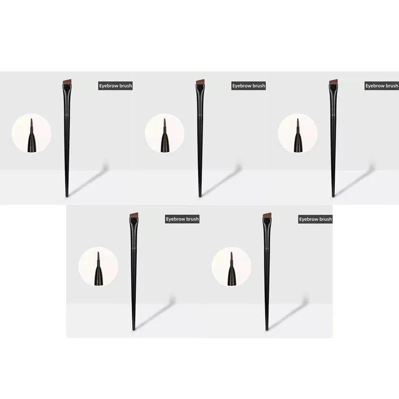 Angled Eyebrow & Eyeliner Brushes – Precision Makeup Set