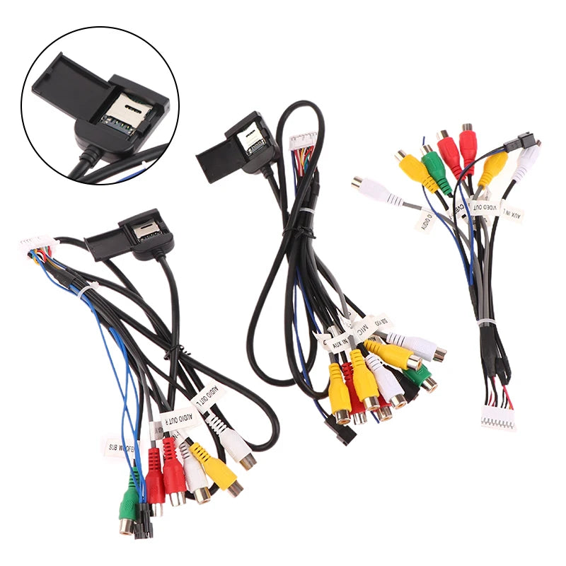 20 Pin RCA Audio Cable Subwoofer Output CVBS Video Aux Amp Control