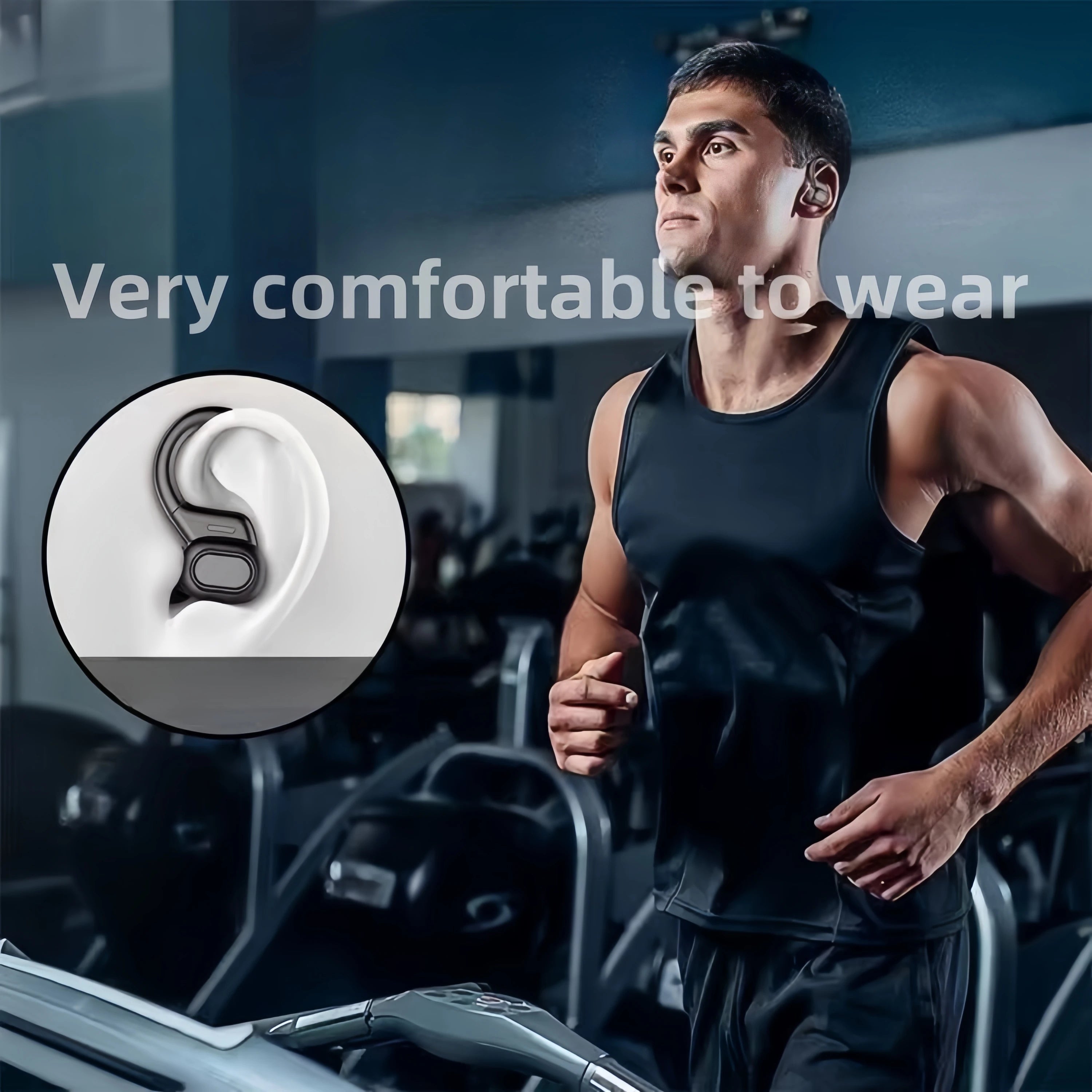SP16 Over Ear Bluetooth Earphones Long Battery Life Digital Display