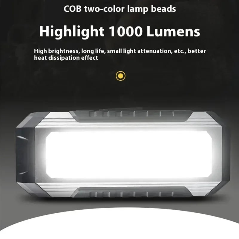 ESMARTER Magnetic COB LED Work Light – 4000mAh Rechargeable Torch Rechargeable Work Light Zpaxo