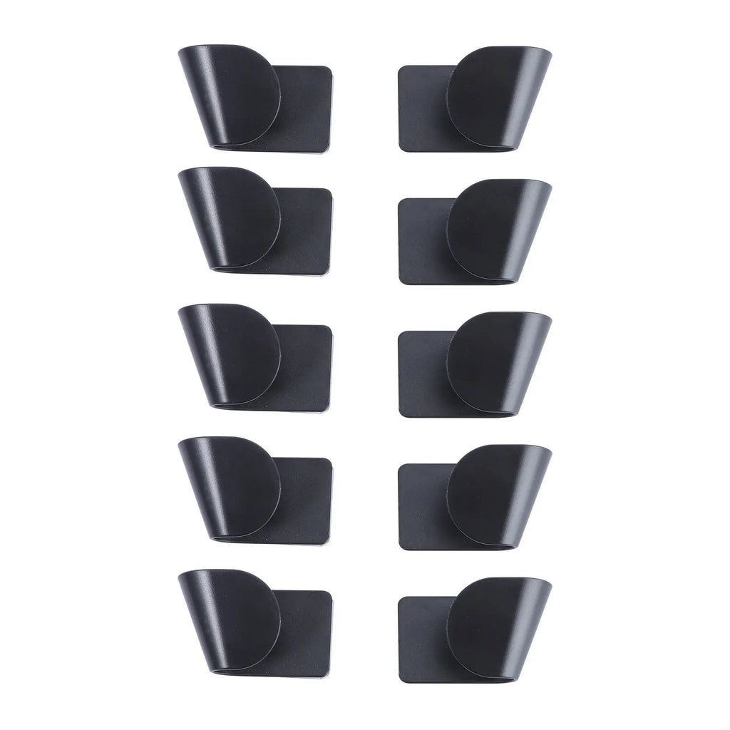 5Pair Wall Mounted Pot Lid Storage Rack ABS Frosted Kitchen Holder