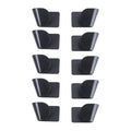 5Pair Wall Mounted Pot Lid Storage Rack ABS Frosted Kitchen Holder