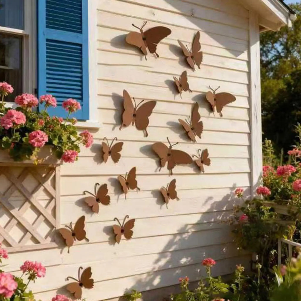 Metal Butterfly Wall Decor Aesthetic Art Girls Room Bedroom Nursery