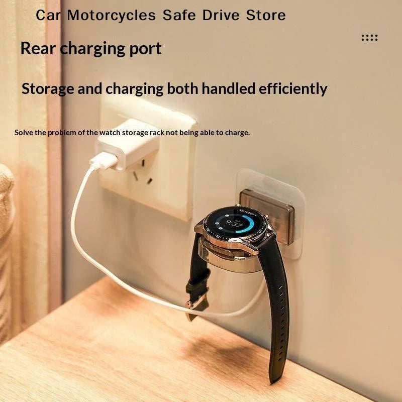 MAdhesive Wall Mounted Smart Watch Charging Stand No Drilling 1