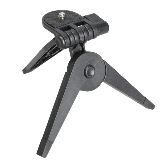 Portable Folding Tripod Universal Travel Tripods Mini Desktop Camera Zpaxo Black
