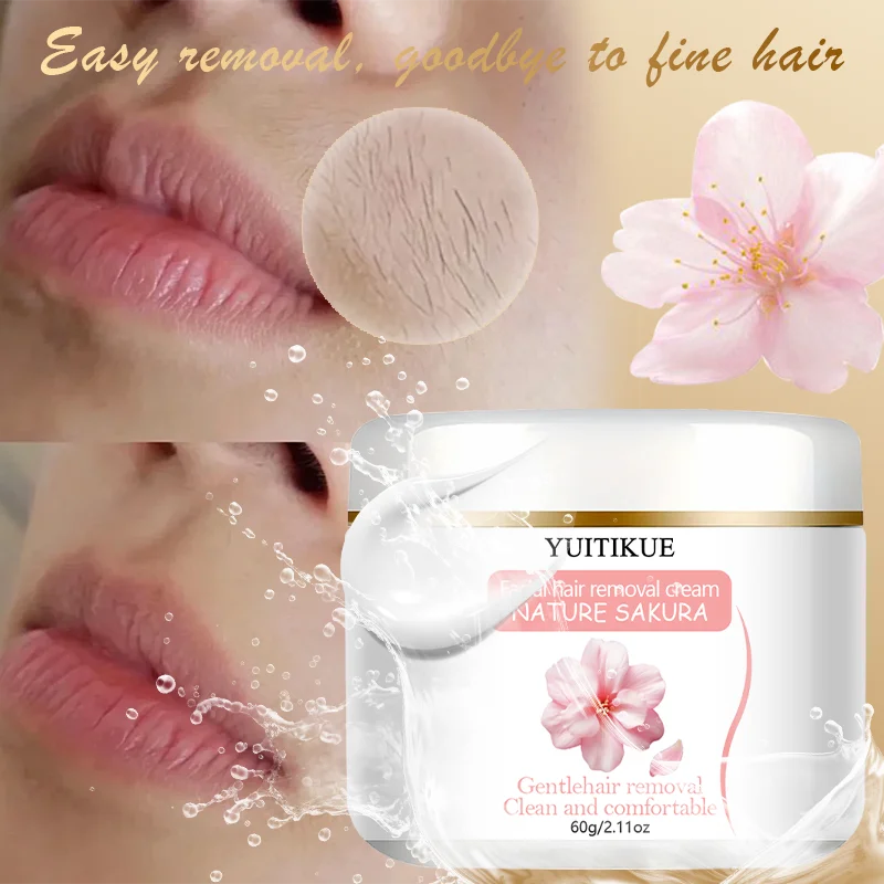 YUITIKUE Sakura Hair Removal Cream – Gentle & Smooth Hair Removal Cream Zpaxo