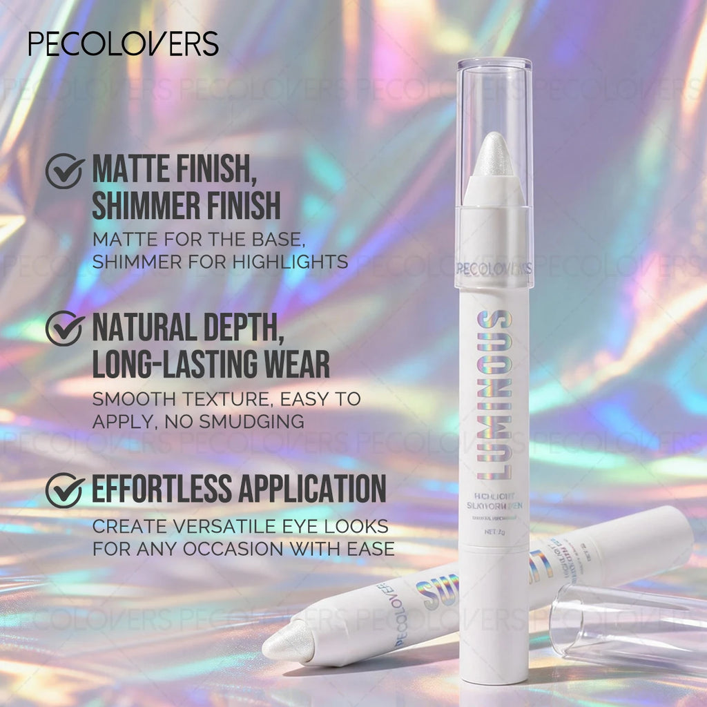 Shimmer Highlighter Eyeshadow Stick- Parkling Glitter Makeup Marker