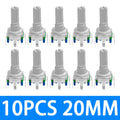 Rotary Encoder Coded Switch EC11 Audio Digital Potentiometer Five-pin Zpaxo 10PCS 20MM