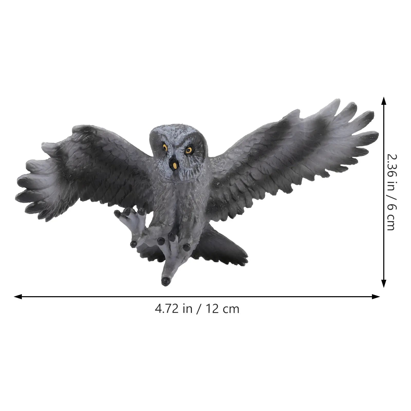 Realistic Simulation Owl Shaped Solid Plastic Home Decoration