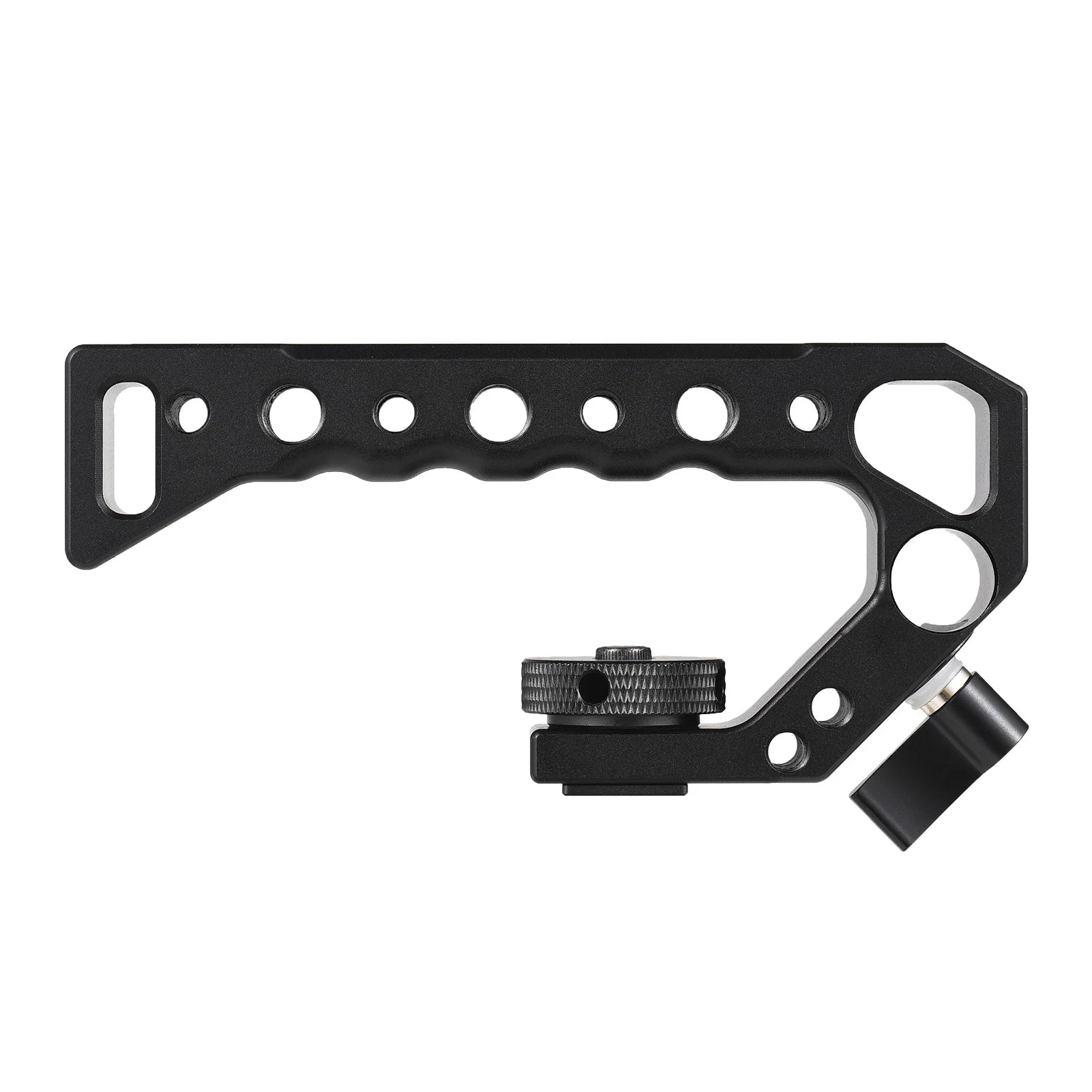 Top Handel Camera Top Handgrip with Cold Shoe Mounts ARRI Positiong Hole 1/4 3/8in Threaded Holes for Camera Cage Sports Camera Zpaxo