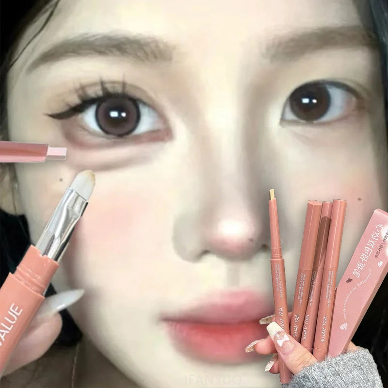 1 Bicolor Lying Silkworms Pen Highlighter Nude Lower Eyelid Contour