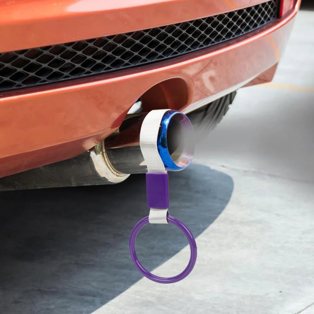 Round Subway Train Bus Handle Strap Charm Drift Car Rear Bumper