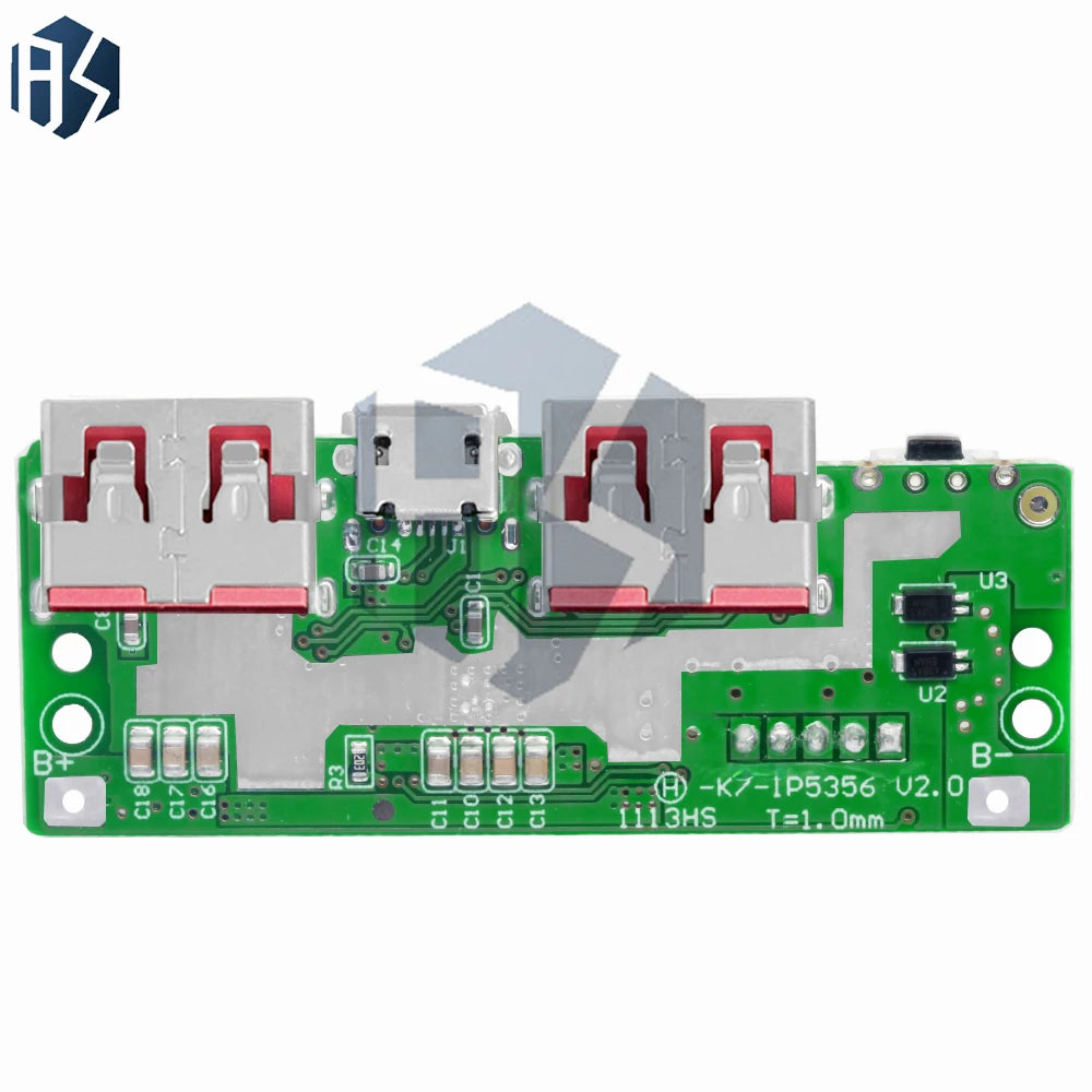 IP5356 Fast Charging Module 5V 3A Lithium Battery Charger Digital Zpaxo