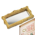 Toy House Mirrors Antique Resin Furniture Mini Mirror For Crafts Art Wall Tabletop Bedroom Vanity Toy House Scene Display Zpaxo 02 China Mainland