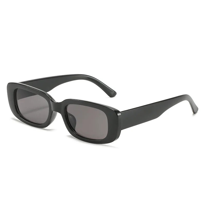 Vintage Small Rectangular Sunglasses Women Y2K Trend Color Lens UV Protection Fashion Streetwear Shades Cycling Accessories MTB Zpaxo Q1