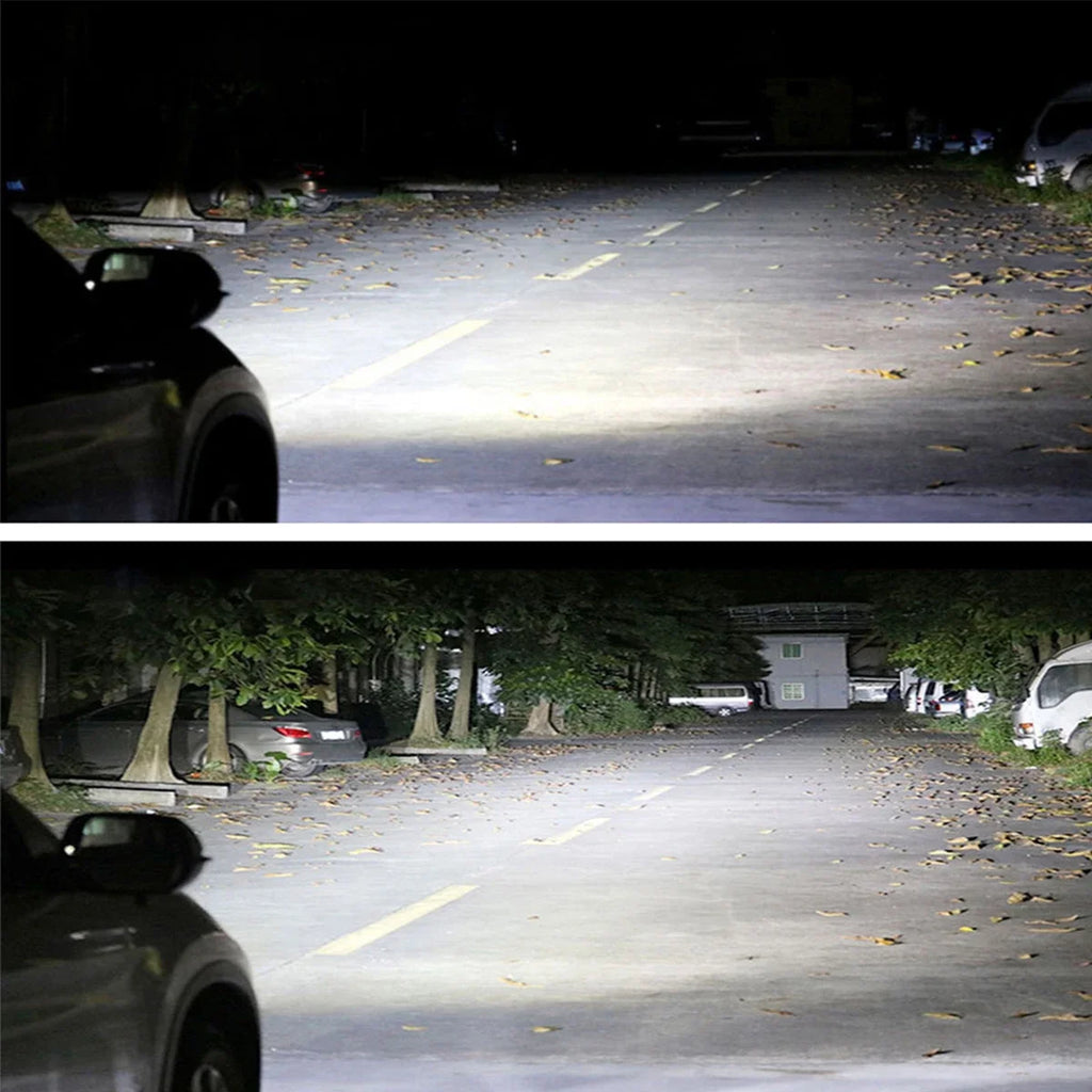 2Pcs H8/H11 Auto LED Fog Light Bulbs 660LM 6000K White Car Driving Running Lamp 12V Plug and Play Car Attachment Replacement Zpaxo