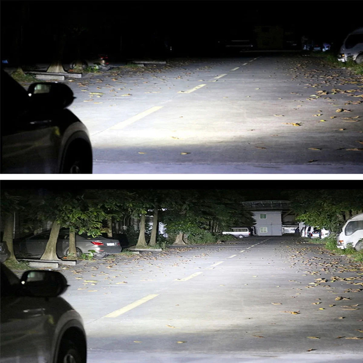 2Pcs H8/H11 Auto LED Fog Light Bulbs 660LM 6000K White Car Driving Running Lamp 12V Plug and Play Car Attachment Replacement Zpaxo