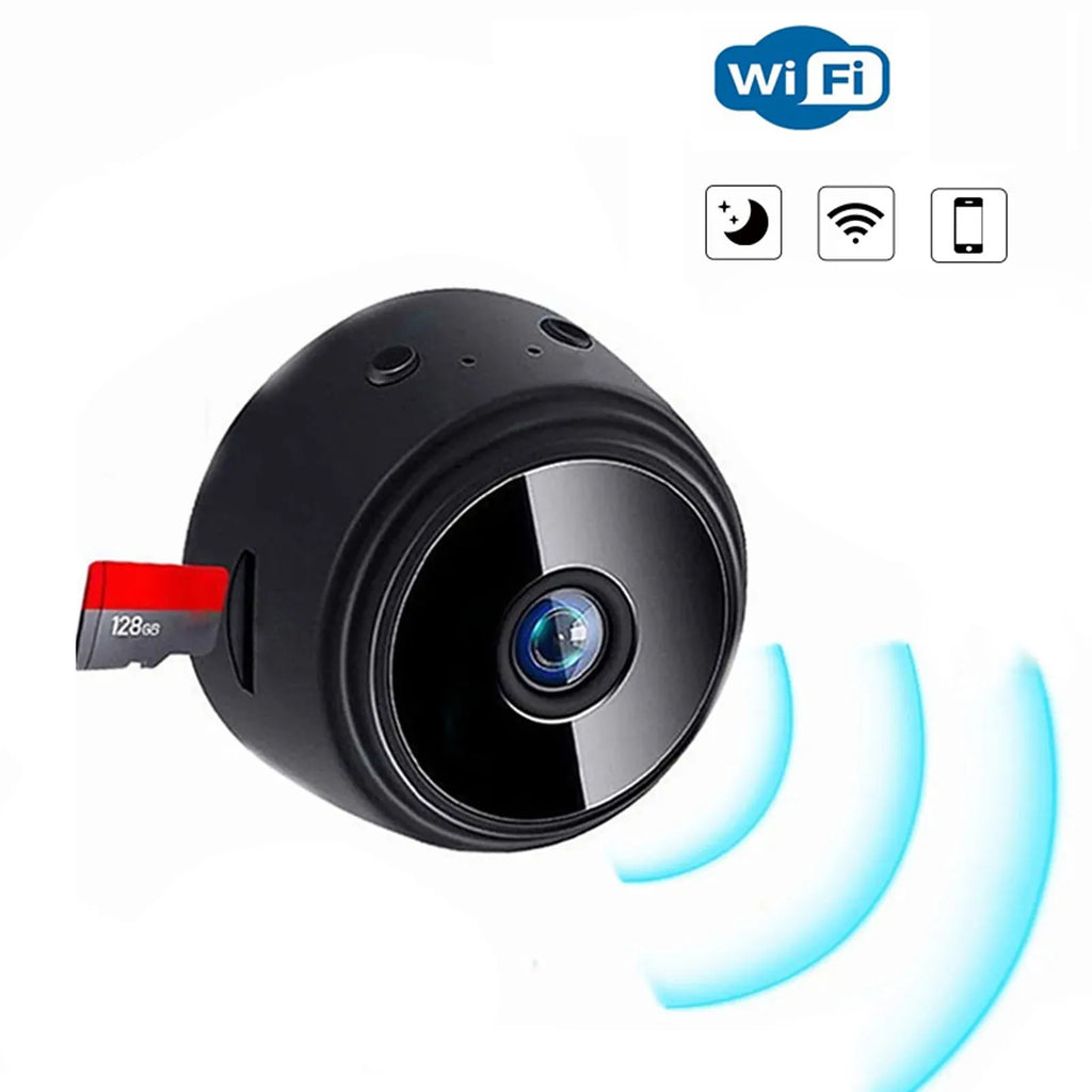 Mini Camera Magnetic Back Cover 1080P HD Wireless Home Office